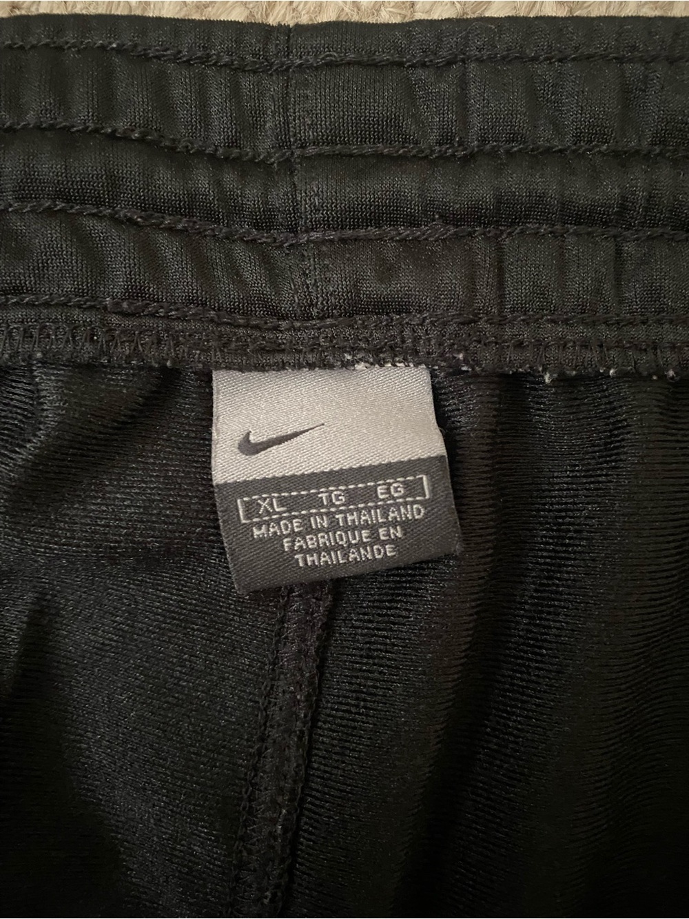 Nike Black Elastic Waist Athletic sweatpants